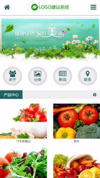 CMS001439蔬果类网站