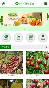 CMS001041绿色食品网站
